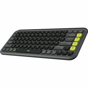 Logitech POP Icon Keys Keyboard - Wireless Connectivity - English (US) - QWERTY Layout - Graphite - Bluetooth - Easy-Switc