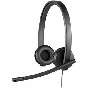 Logitech H570E Kabel Kopfbügel Stereo Headset - Schwarz - Microsoft-Teams-Zertifizierung - Binaural - Ohraufliegend - 20 H