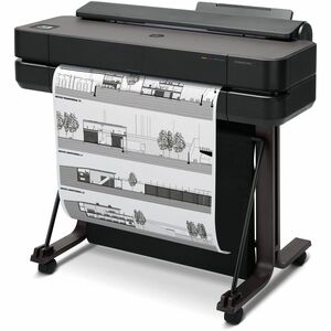 HP Designjet T650 DIN A1 Tintenstrahl-Großformatdrucker - 609,60 mm (24 Zoll) Druckbreite - Farbe - 4 Farbe(n) - 26 s Farb