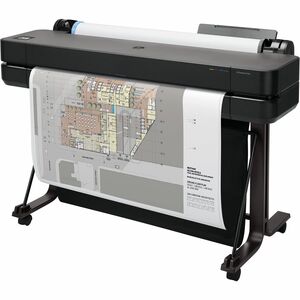 HP Designjet T630 DIN A0 Tintenstrahl-Großformatdrucker - Includes Drucker - 914,40 mm (36 Zoll) Druckbreite - Farbe - 30 