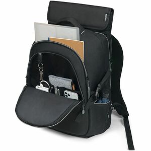 Dicota Eco Tasche (Rucksack) für 38,1 cm (15 Zoll) bis 43,9 cm (17,3 Zoll) Notebook - Schwarz - wasserabweisend - Schulter
