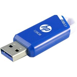 HP x755w 128 GB USB 3.1 (Gen. 1) Typ A Flash-Laufwerk - Blau, Weiß - 75 MB/s Read Speed - 30 MB/s Write Speed - 2 Jahr(e) 