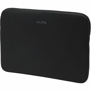Dicota Perfect Skin Tasche (Sleeve) für 38,1 cm (15 Zoll) bis 39,6 cm (15,6 Zoll) Notebook - Schwarz - Stoff, Neopren Körp