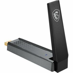 MSI IEEE 802.11ax Dual Band Wi-Fi Adapter for Desktop Computer, Notebook, Wireless Router - USB 3.2 Gen 1 - 1.76 Gbit/s - 