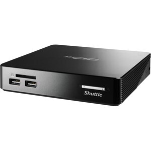 Desktop Computer Shuttle XPC nano NS02EV2 - ARM Cortex A53 RK3368 - 2 GB - 16 GB Größe Flash-Speicher - Mini-PC - Schwarz 