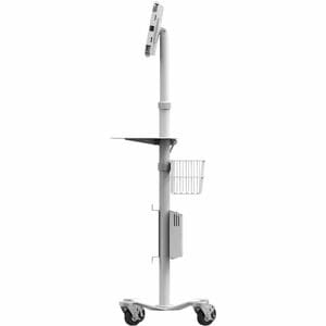 Compulocks Rise Freedom Medizinische Warenkorb - 4 Rollen - Metall - 1498,6 mm Höhe - Weiß