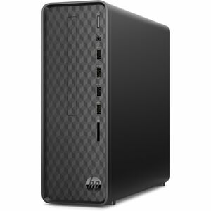 HP Slim S01-pF3000 S01-pF3077in Desktop Computer - Intel Core i3 13th Gen i3-13100 - 8 GB - 512 GB SSD - Slim PC - Dark Bl