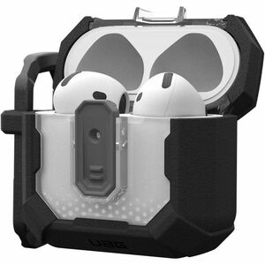 Urban Armor Gear Plasma Carrying Case Apple AirPods 4 - Black - Drop Resistant, Scratch Resistant, Shock Resistant - Polyc