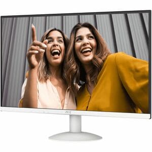AOC 27" 27B30H/BW FHD 1920X1080 120HZ 1MS IPS 16:9 W-LED WHITE MONITOR, VGA/HDMI, TILT, VESA100X100, 3 YEARS WARRANTY
