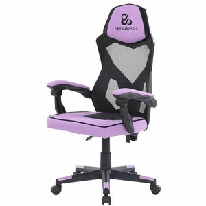 NEWSKILL Eros Gaming Chair - Mesh, Fabric, Polypropylene - Purple