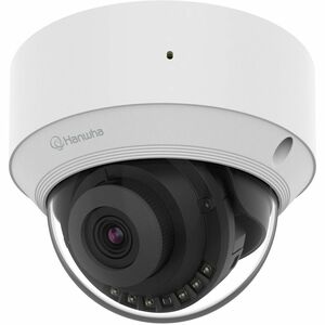 Wisenet QND-C8013R 5 Megapixel Indoor Network Camera - Color - Dome - White - TAA Compliant - 82.02 ft Infrared Night Visi