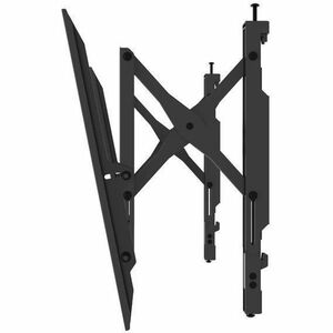 B-Tech Elements Wall Mount for Flat Panel Display, Display Screen - Black - Height Adjustable - 190.5 cm (75") Screen Supp