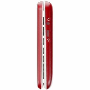 Doro 2820 17 MB Feature Phone - QVGA 320 x 240 - 4G - Rot, Weiß - Klappschale - kein SIM-Lock - 1000 mAh Akku - VoLTE unte