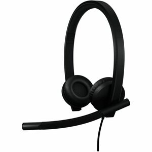 Logitech H570E Wired Over-the-head Stereo Headset - Black - Microsoft Teams Certification - Binaural - Supra-aural - 20 Hz