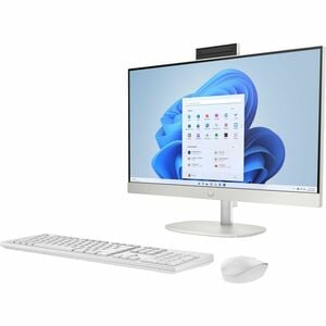 HP 24-cr0000 24-cr053wcn 一体机 - Intel Core i5 第13代 i5-1334U - 16 GB - 512 GB SSD - 60.5 cm (23.8") Full HD - 台式机 - 贝壳白 - In