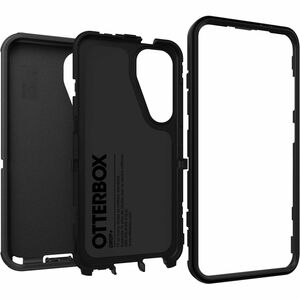 OtterBox Defender Case for Samsung Galaxy S25 Smartphone - Black - Drop Resistant, Damage Resistant, Shock Absorbing, Bump