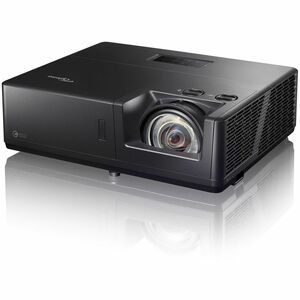 Optoma ZK608TST 3D Short Throw DLP Projector - 16:9 - Black - High Dynamic Range (HDR) - Front - 2160p - 30000 Hour Normal
