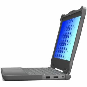 Max Cases Extreme Shell-F2 Chromebook Case - For HP Chromebook - Gray, Clear - Impact Resistant, Drop Resistant, Oil Resis