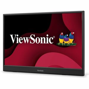 ViewSonic VA1653 16 Inch 1080p FHD IPS Portable Monitor with Eye Care, Built-in Stand, USB C, Mini HDMI, and Protective Ca