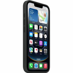 Apple Case for Apple iPhone 16e Smartphone - Black - Silky, Soft-touch - Scratch Resistant, Drop Resistant - Silicone, Mic