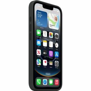 Apple Case for Apple iPhone 16e Smartphone - Black - Silky, Soft-touch - Scratch Resistant, Drop Resistant - Silicone, Mic