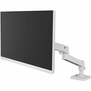 Ergotron Desk Mount for Monitor, LCD Display - White - Height Adjustable - 1 Display(s) Supported - 86.4 cm (34") Screen S