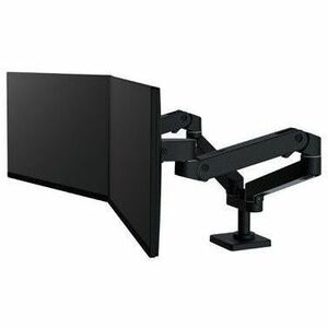 Montaggio da tavolo Ergotron per Monitor, LCD display - Grigio scuro - Regolabile in altezza - 2 Schermo/i supportato/i - 