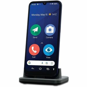 Doro 8200 64 GB Smartphone - 15,5 cm (6,1 Zoll) HD+ 1560 x 720 - 4 GB RAM - Android 12 - 4G - Dunkelblau - Bar - kein SIM-