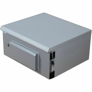 D-Link Mounting Enclosure for DIN Rail, Rack, Pole, PDU - Grey - 20 kg Load Capacity - Steel, Cold Rolled Close Annealed (