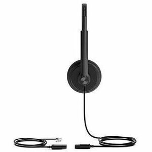 Yealink YHS34 Wired Over-the-head Stereo Headset - Black - Binaural - Supra-aural - 32 Ohm - 20 Hz to 20 kHz - 120 cm Cabl