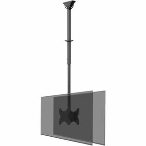Neomounts Ceiling Mount for TV - Black - Height Adjustable - 2 Display(s) Supported - 58.4 cm to 109.2 cm (43") Screen Sup