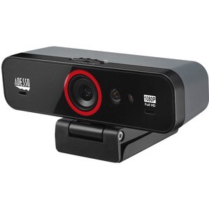 Adesso CyberTrack F1 Webcam - 2.1 Megapixel - 30 fps - USB 2.0 - 1 Each - 1920 x 1080 Video - CMOS Sensor - Fixed Focus - 