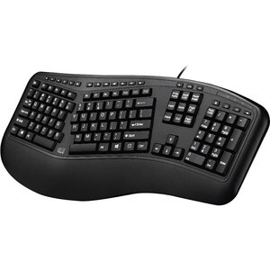 Adesso TruForm AKB-150UB Keyboard - Full-size - Cable Connectivity - USB Interface - English (US) - Membrane Keyswitch - 1