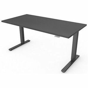 Mesa ajustable en altura Float 24”x48” en color negro, con ajustador de contrapeso removible para un ajuste sin esfuerzo. 