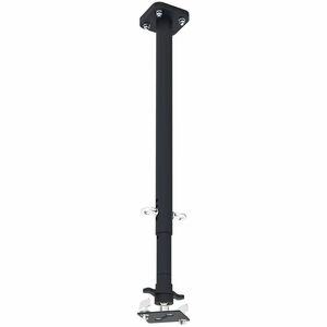 SmartMetals Deckenhalterung für Projektor - Schwarz - Höhenverstellbar - max. 30 kg Traglast