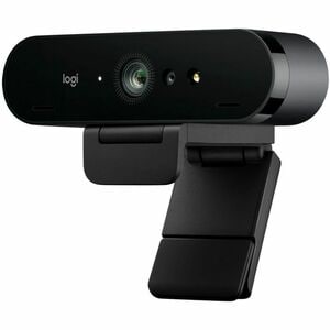 Logitech BRIO Webcam - 13 Megapixel - 90 fps - USB Type A - 4K - 4096 x 2160 Video - Auto/Manual - 90° Angle - Clip, Tripo