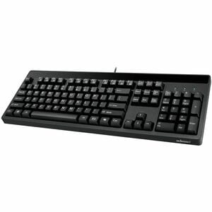 Adesso EasyTouch 130 Full Sized Wired Mechanical Keyboard With CoPilot AI Hotkey - Cable Connectivity - Full-size - USB In
