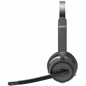 Port Connect ON'R Wired/Wireless Helmet Stereo Headset - Microsoft Teams Certification - Binaural - Circumaural - Bluetoot