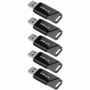 Lecteur flash PNY Attaché X - 64 Go - USB 3.2 (Gen 1) Type A - 130 Mo/s Read Speed - 1 an(s) Garantie - 5 Paquet