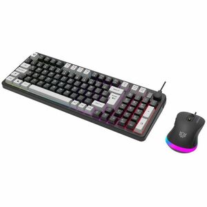 Combo Gamer Balam Rush 2 en 1 Alámbrico Squad Conquest KG515 / Teclado + Mouse / USB 2.0 / Mouse Óptico + 7200 DPI + Tecla
