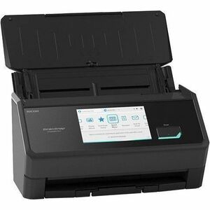 Ricoh ScanSnap iX2500 Large Format ADF/Manual Feed Scanner - 600 dpi Optical - Black - 45 ppm (Mono) - 45 ppm (Color) - Co