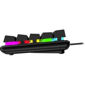 HyperX Alloy Origins 60 Rugged Gaming Keyboard - Cable Connectivity - USB Type C Interface - RGB LED - English (US) - Blac