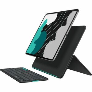 Logitech Flip Folio Keyboard/Cover Case (Folio) for 27.9 cm (11") Apple iPad Pro 11 (2024), iPad Air 11 (2024), iPad Air 1