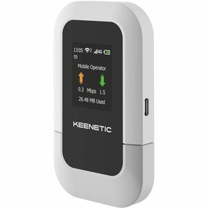 Keenetic Roamer 4G KN-5110 Wi-Fi 6 IEEE 802.11b/g/n/ax Cellular Modem/Wireless Router - 4G - LTE - Single Band - 2.40 GHz 