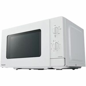 Panasonic NN-SM21QWEPG Single Microwave Oven - White, Brown - 20 L Capacity - Microwave - 5 Power Levels - 800 W Microwave