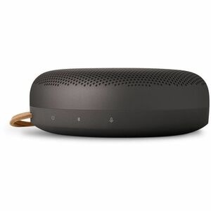 B&O Beosound A1 3rd Gen Bluetooth Speaker System - 60 W RMS - Warm Granite - Wall Mountable - Tabletop - Battery Rechargeable