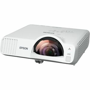 Epson EB-L210SW Short Throw 3LCD Projector - 16:10 - Wall Mountable, Ceiling Mountable, Portable, Tabletop - White - Front