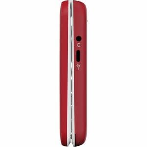 Téléphone portable standard Doro Leva E22 - 4G - Rouge, Blanc - Flip - Sans SIM