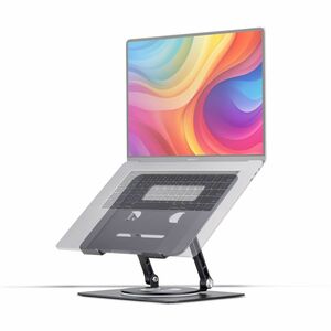 StarTech.com Height Adjustable Notebook Stand - 4.99 kg Load Capacity - 5.8 cm Height x 21.8 cm Width - Desk, Desktop - An