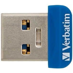 Pen Drive Verbatim Store 'n' Stay Nano - 32 GB - USB 3.0 - Blu - 1 / Confezione